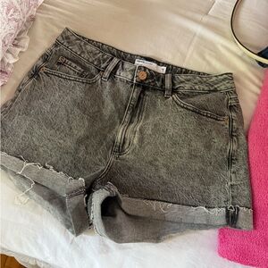 Garage Charcoal Jean Shorts